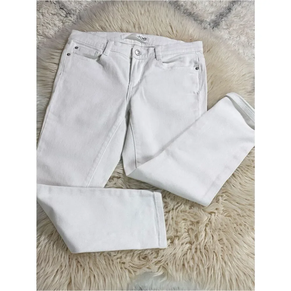 Joe Fresh White High-Rise Jeans